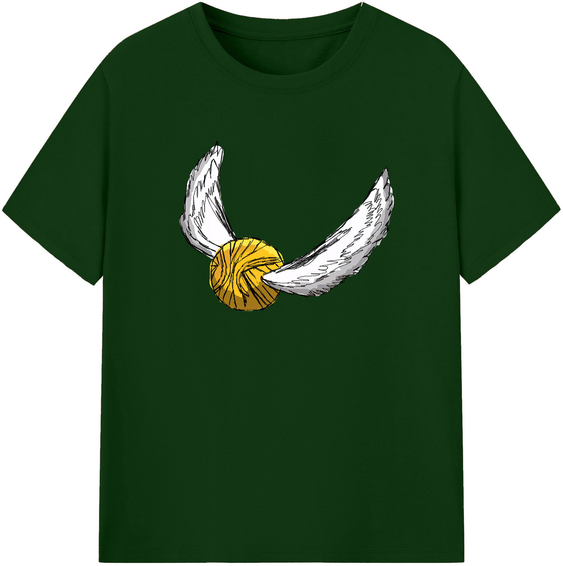 （画像用） Harry Potter ハリー・ポッターシリーズ 綿100％半袖Tシャツ（フロントプリント）